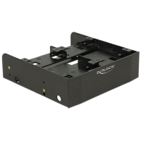Einbaurahmen 5¼ 4x2,5 HDD/SDD bk