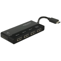 DeLOCK Externe USB 3.1 Gen 1 USB C > 4x USB A + 1x USB C PD USB hub