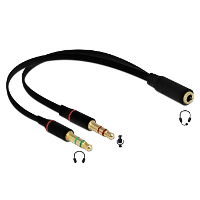 DeLOCK Headset adapter