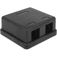 DeLOCK Keystone lege behuizing 2 Port
