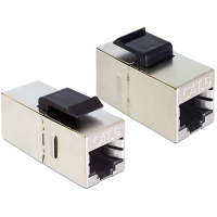 DeLOCK Keystone Mod RJ45 female > RJ45 female Cat.6 Comp.