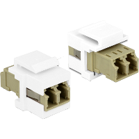 DeLOCK Keystone Module LC Duplex > LC Duplex multi mode
