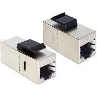 DeLOCK Keystone Module RJ45 female > RJ45 female Cat.5E compact