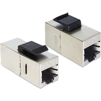 DeLOCK Keystone Module RJ45 female > RJ45 female Cat.5E compact keystone module