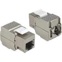 DeLOCK Keystone Module RJ45 jack > LSA Cat.6 Keystone module