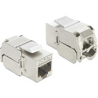 DeLOCK RJ45 jack > LSA Cat.6A keystone module