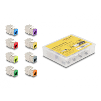 DeLOCK RJ45 Jack > LSA Cat 6a toolfree keystone module