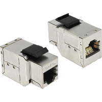 DeLOCK Keystone RJ45 Bu Bu Cat6a metall keystone module