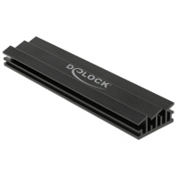 DeLOCK Kühlkörper 100 mm f. M.2 Modul bk