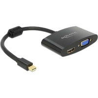 DeLOCK Mini DisplayPort naar VGA + HDMI adapter