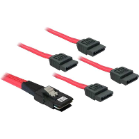 DeLOCK Mini SAS 36 Pin male > 4x SATA 7 Pin adapter
