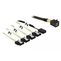 DeLOCK Mini SAS HD SFF 8643 > 4x SATA 7 Pin adapter