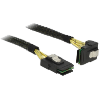 DeLOCK mini SAS SFF 8087 > mini SAS SFF 8087 angled , 1m kabel