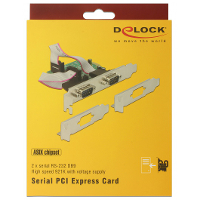 DeLOCK PCI Express Card > 2 x Serial RS 232 high speed 921K interface kaart
