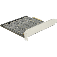 DeLOCK PCI Express Card > 4 x internal M.2 Key B RAID raid kaart