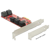DeLOCK PCI Express x2 Card > 10 x internal SATA 6 Gb/s serial ata controller