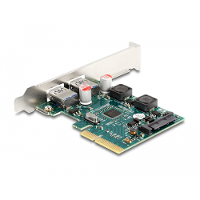DeLOCK PCI Express x4 Card to 2 x external USB 10 Gbps Type A female usb controller