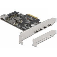 DeLOCK PCI Express x4 naar 4 x USB Type C + 1 x USB Type A   SuperSpeed USB 10 Gbps usb controller