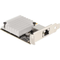 DeLOCK PCI Express x4 Network Card 10 Gigabit LAN 1 x RJ45 AQC107S netwerkadapter