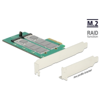 PCI Express Card > 2 x internal M.2 Key B with RAI