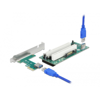 DeLOCK Riser PCIe x1 > 2x PCI 60cm cable