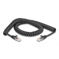 DeLOCK RJ 45 Spiraalkabel male to male Cat.5E