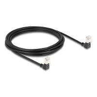 DeLOCK RJ45 Network Cable Cat.6A S/FTP Slim 90° downwards / downwards angled 3 m kabel