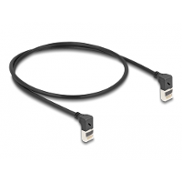 DeLOCK RJ45 Network Cable Cat.6A S/FTP Slim 90° upwards / upwards angled 0.5 M kabel