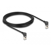 DeLOCK RJ45 Network Cable Cat.6A S/FTP Slim 90° upwards / upwards angled 3 m kabel