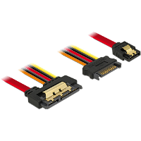 DeLOCK SATA 7 Pin + 15 Pin > SATA 22 Pin adapter