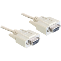 DeLOCK Serial Null modem 9 pin female > 9 pin female, 1,8m 84077