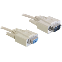 DeLOCK Serial RS 232 extension 9 Pin male > 9 Pin female kabel