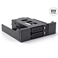 DeLOCK Slim Bay Mobile Rack for 2 x 2.5