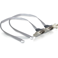 DeLOCK Slot bracket 2x Serieel controller