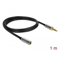 DeLOCK Stereo Jack 3,5 mm 3 Pin male > female verlengkabel