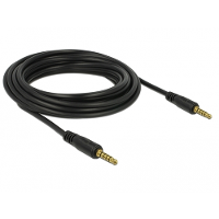 DeLOCK Stereo Jack 3,5 mm 5 Pin (male) > 3,5 mm 5 Pin (male) kabel