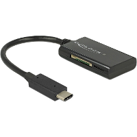 DeLOCK USB 3.1 Gen 1 Card Reader USB Type C male 4 Slots kaartlezer