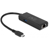 DeLOCK USB C Adapter naar 2,5 Gigabit Lan met USB A female