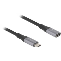 DeLOCK USB C verlengkabel 40 Gbps, PD 3.1, 240 W, 2 meter