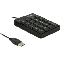 DeLOCK USB Keypad 19 keys black numpad