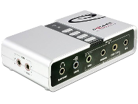 Delock USB Sound Box 7.1 7.1 Externe geluidskaart