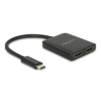 DeLOCK USB Type C Splitter 2x HDMI out 4K hdmi splitter