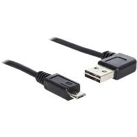 DeLOCK USB2.0 A 90° > USB Micro B kabel