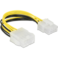 DeLOCK 8 pin EPS/ATX12V (male) naar 8 pin EPS/ATX12V (female) verlengkabel