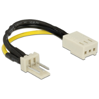 DeLOCK Voedingskabel 3 pin male > 3 pin female (fan)