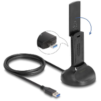 DeLOCK Wi Fi 6E Dual Band WLAN USB Adapter AX3000 wlan adapter