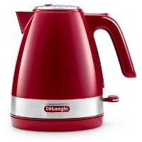 DeLonghi Delo Wasserkocher KBLA2000.R 1L rd waterkoker 1 l