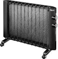 DeLonghi HMP1500 Straalkachel 45 m³ 750 W, 1500 W Zwart