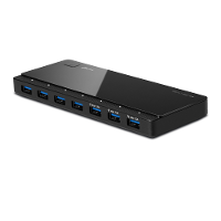TP LINK UH700 USB 3.2 Gen 1 hub 7 poorten Zwart