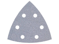 Wolfcraft 1163000 Deltaschuurpapier Met klittenband, Geperforeerd Korrelgrootte (num) 120 Hoekmaat 95 mm 5 stuk(s)